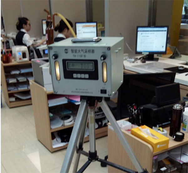 工商銀行室內(nèi)空氣檢測案例(圖2) 深圳準(zhǔn)諾檢測有限公司